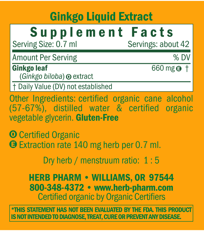 Product image for Ginkgo.
