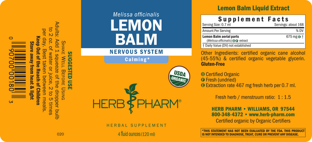 Product image for Lemon Balm.