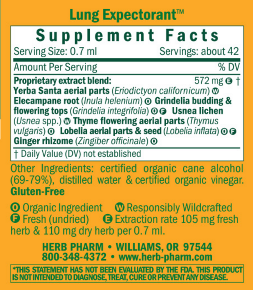 Product image for Lung Expectorant.