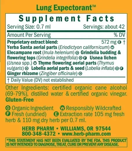 Product image for Lung Expectorant.