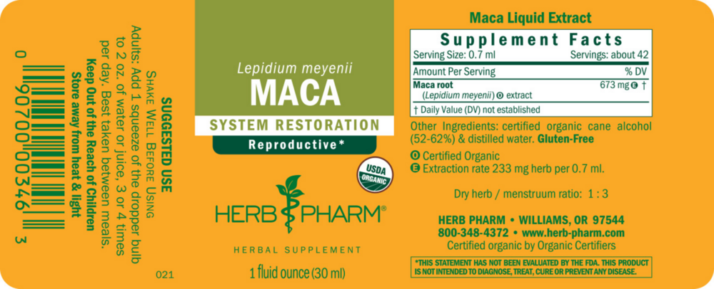 Product image for Maca.