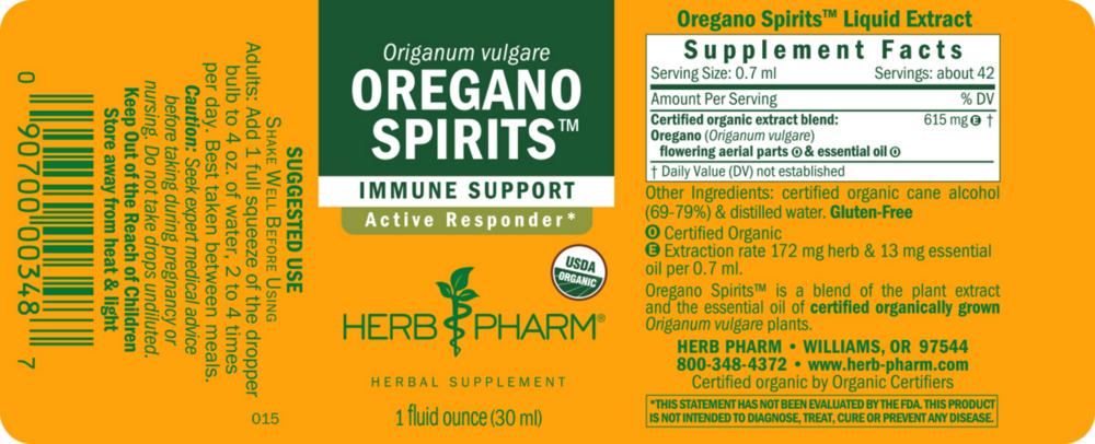 Product image for Oregano Spirits.