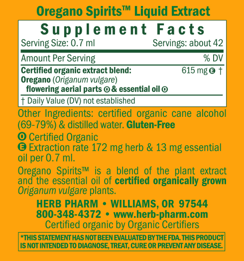 Product image for Oregano Spirits.