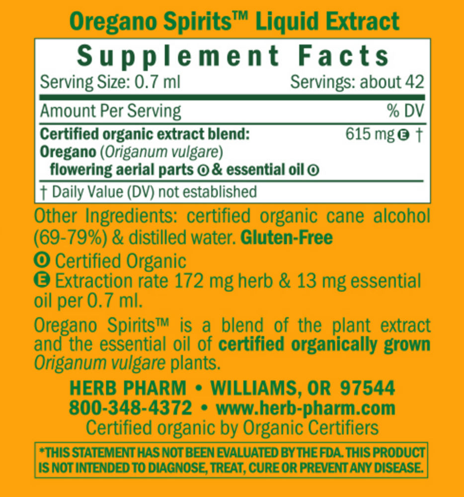 Product image for Oregano Spirits.