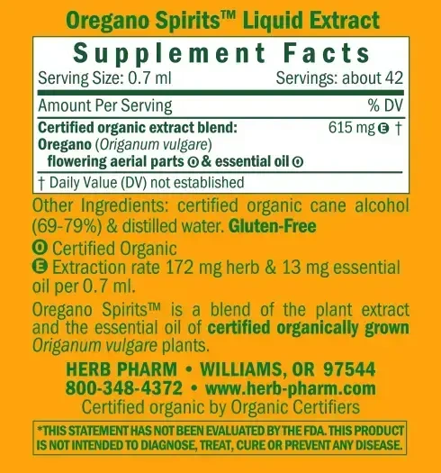 Product image for Oregano Spirits.