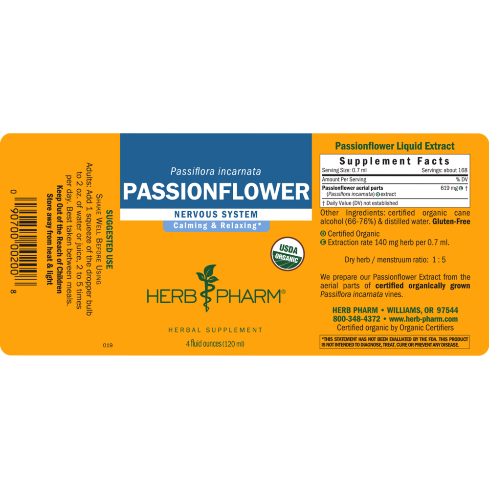 Product image for Passionflower Liquid.
