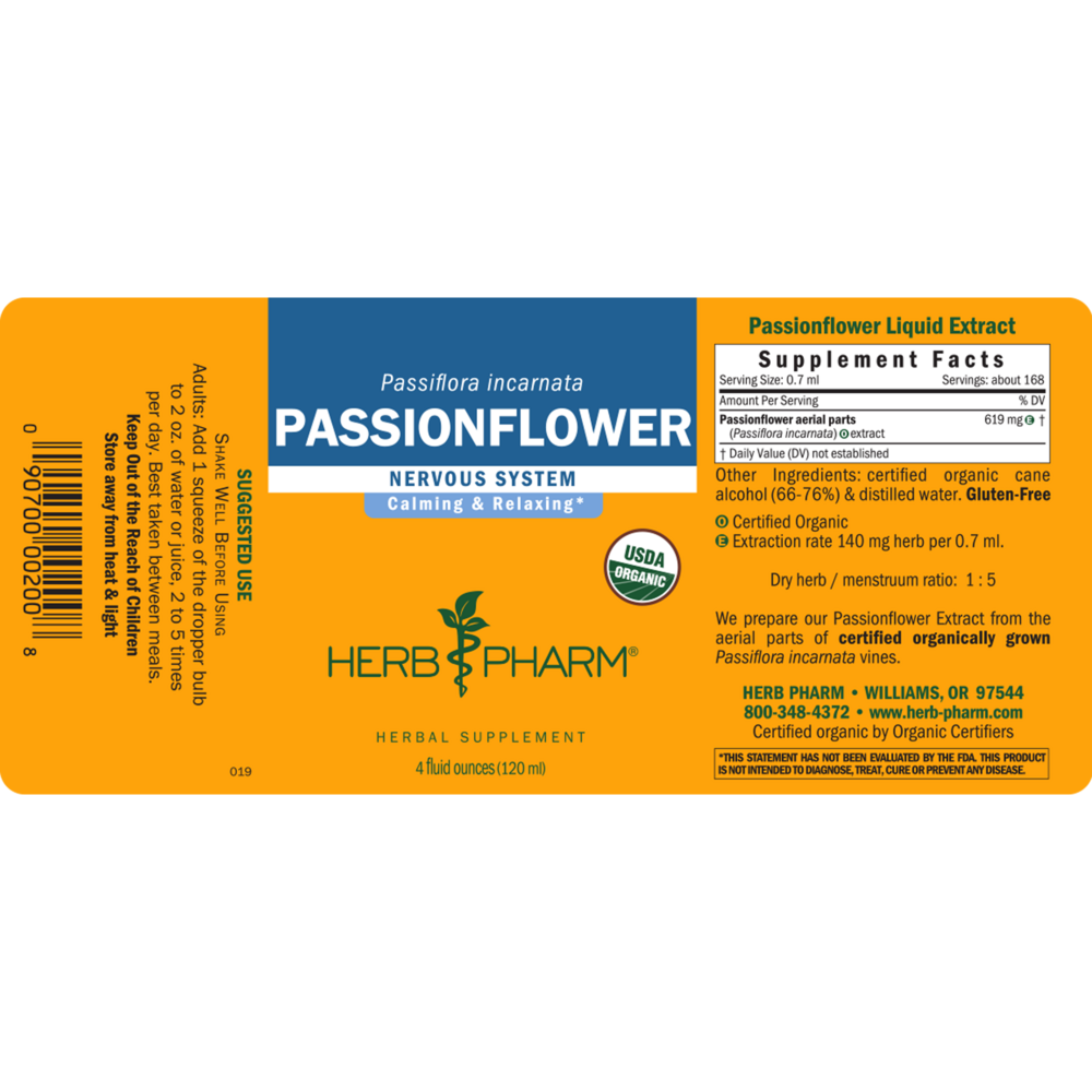 Product image for Passionflower Liquid.