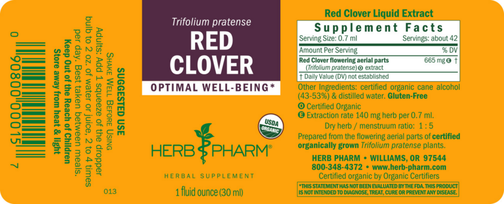 Product image for Red Clover.