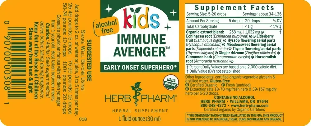 Product image for Kids Immune Avenger.