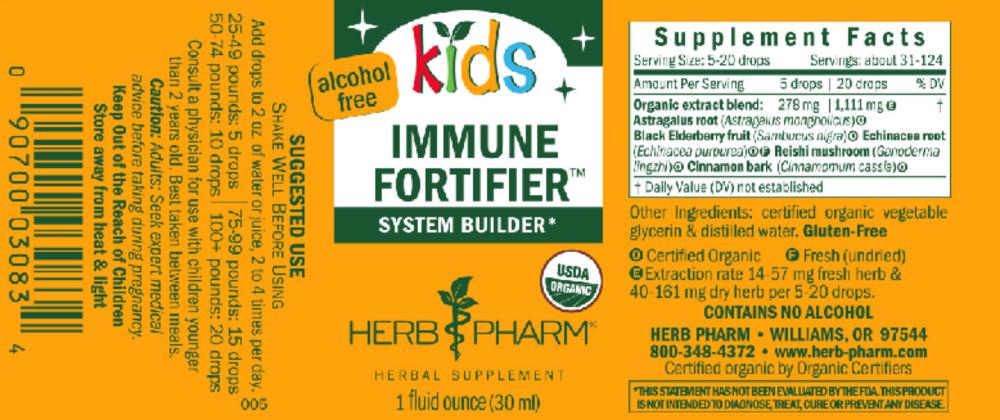 Product image for Kids Immune Fortifier.