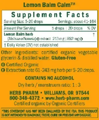 Product image for Kids Lemon Balm Calm AF.