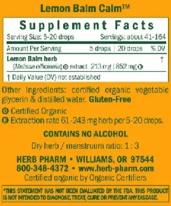 Product image for Kids Lemon Balm Calm AF.
