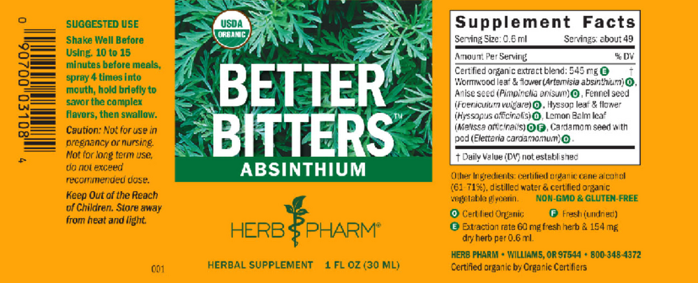 Product image for Absinthium - Better Bitters.