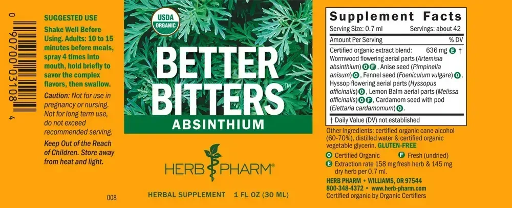 Product image for Absinthium - Better Bitters.
