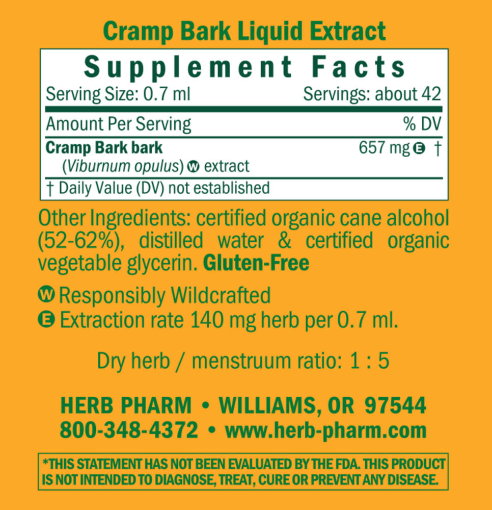 Product image for Cramp Bark.