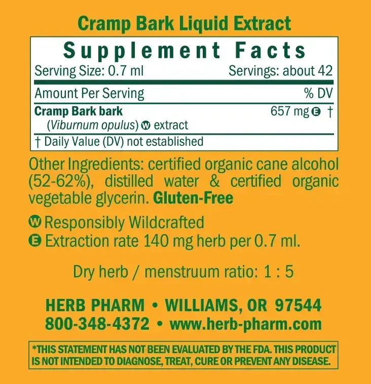 Product image for Cramp Bark.