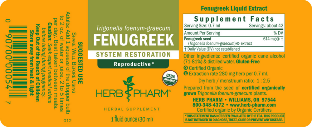 Product image for Fenugreek.