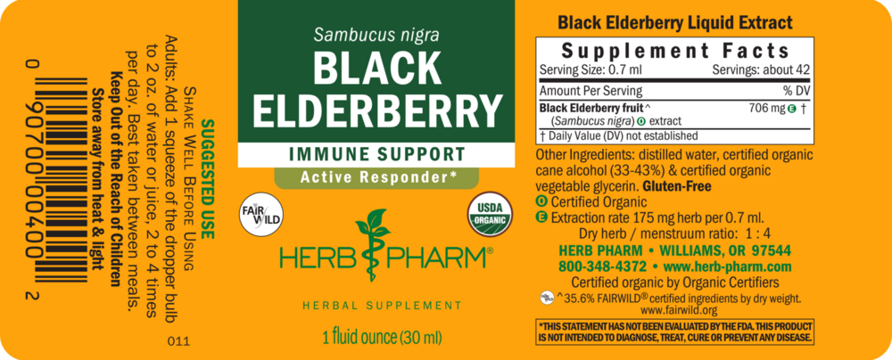 Product image for Black Elderberry.