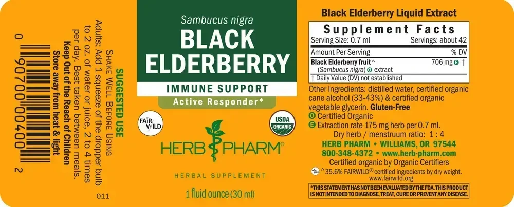 Product image for Black Elderberry.