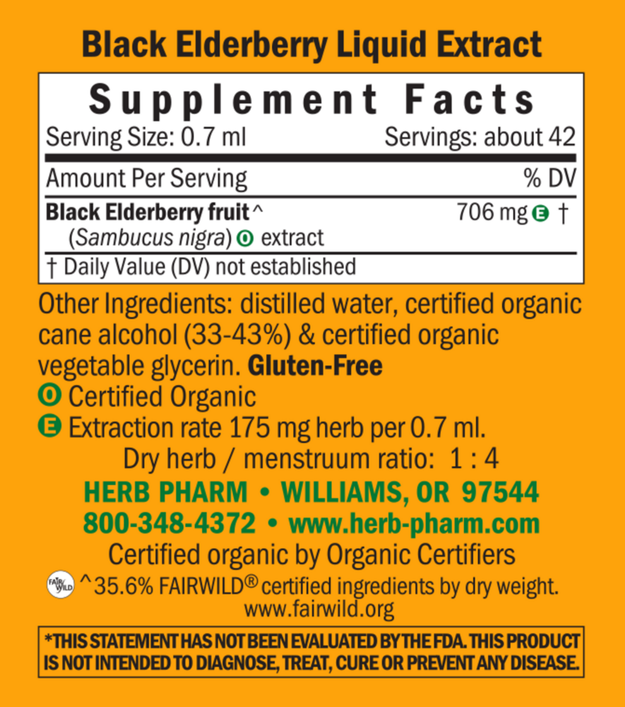 Product image for Black Elderberry.