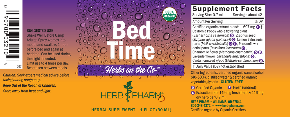 Product image for Herbs on the Go: Bed Time.