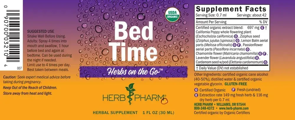 Product image for Herbs on the Go: Bed Time.
