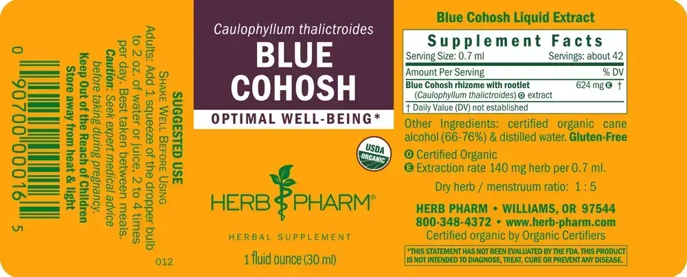 Product image for Blue Cohosh.