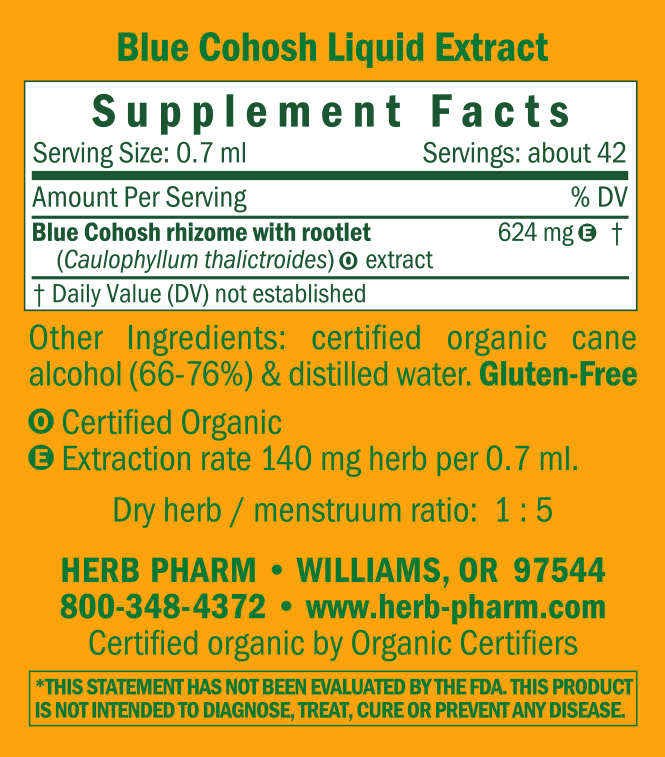 Product image for Blue Cohosh.