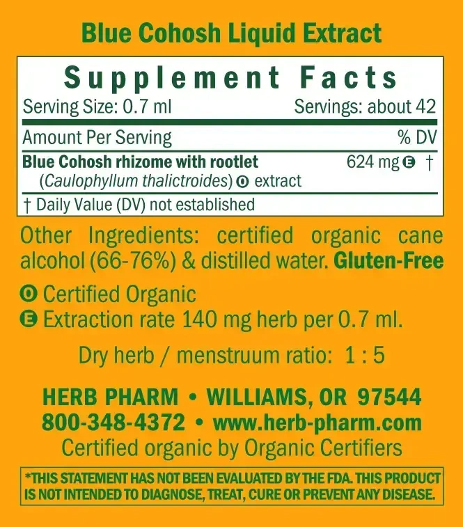Product image for Blue Cohosh.