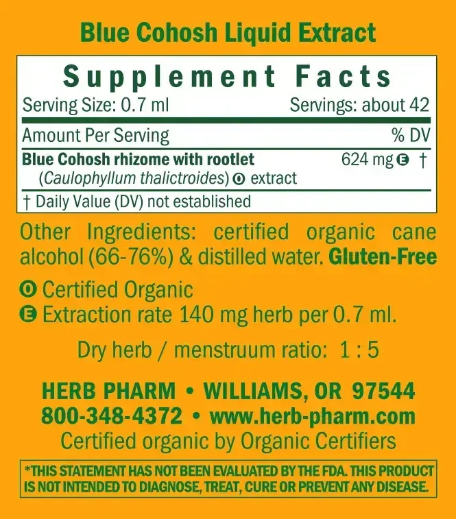 Product image for Blue Cohosh.