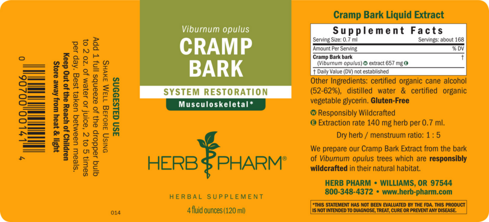 Product image for Cramp Bark.