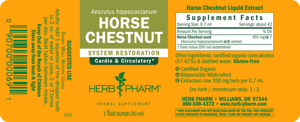 Product image for Horse Chestnut.