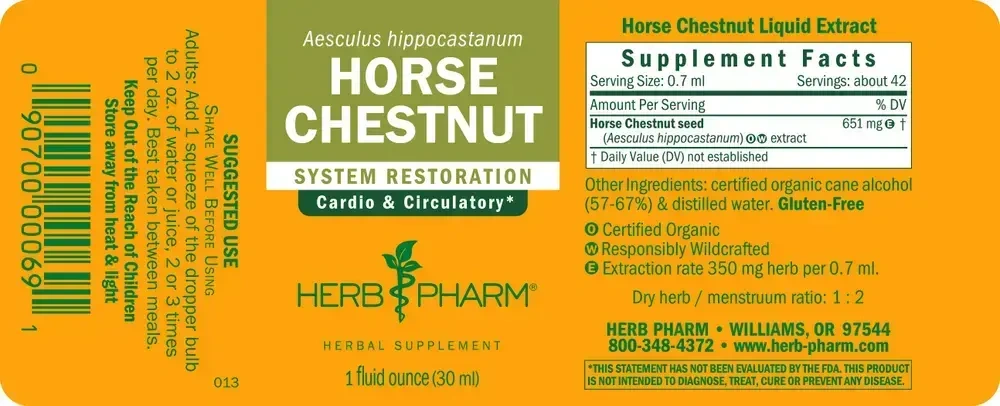 Product image for Horse Chestnut.