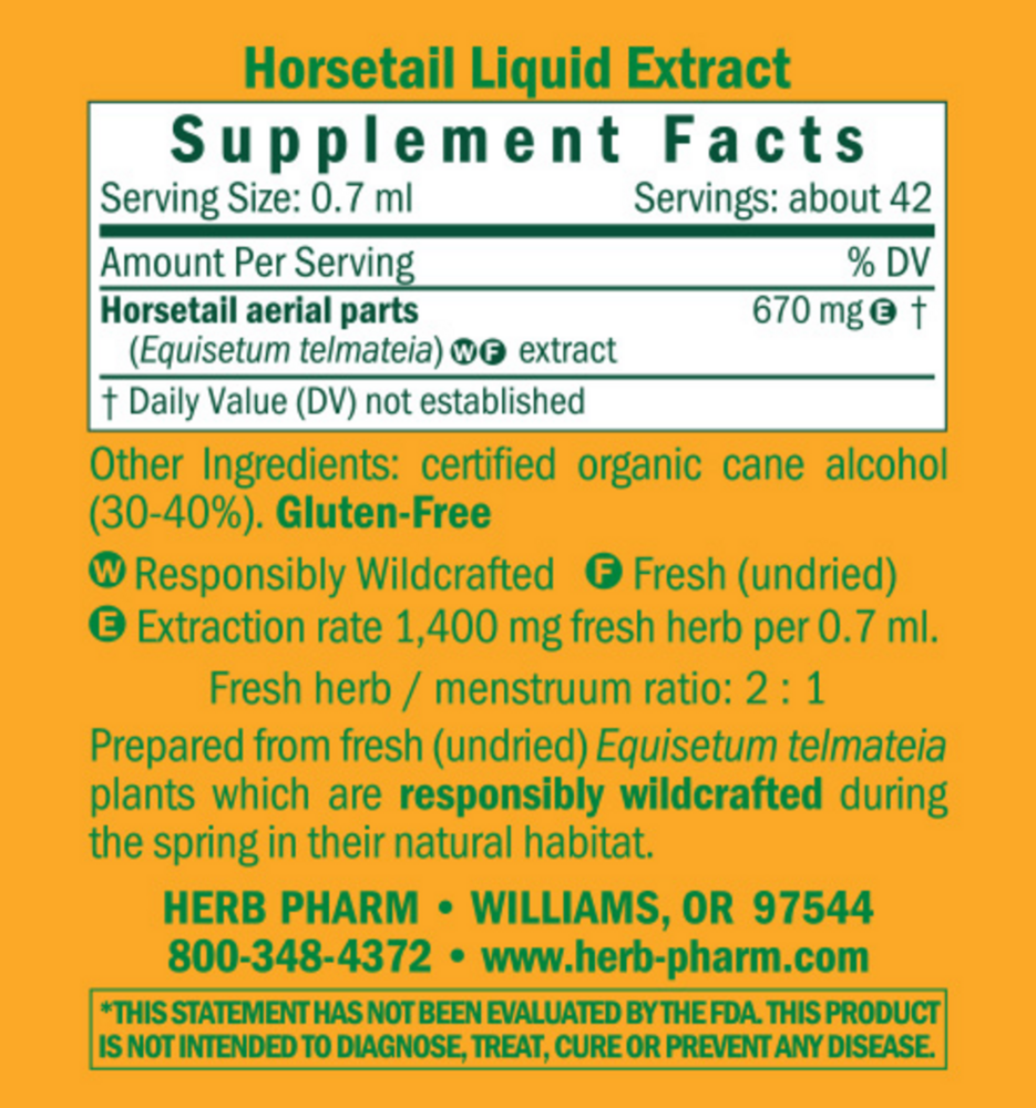 Product image for Horsetail.