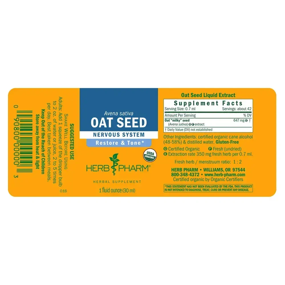 Product image for Oat Seed.