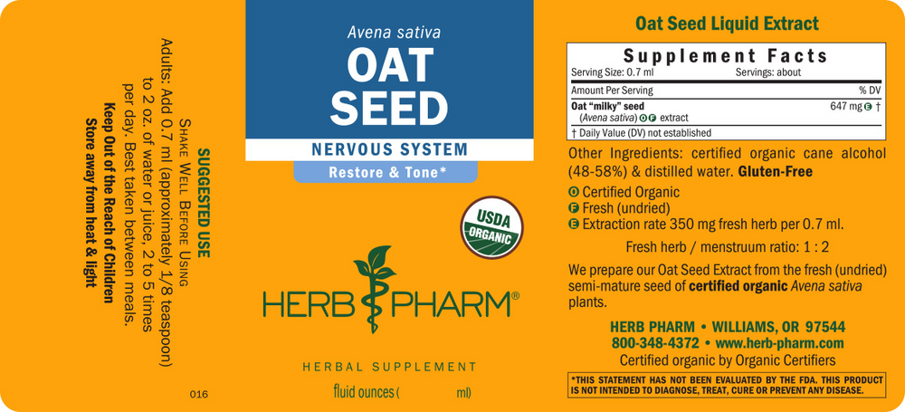 Product image for Oat Seed.