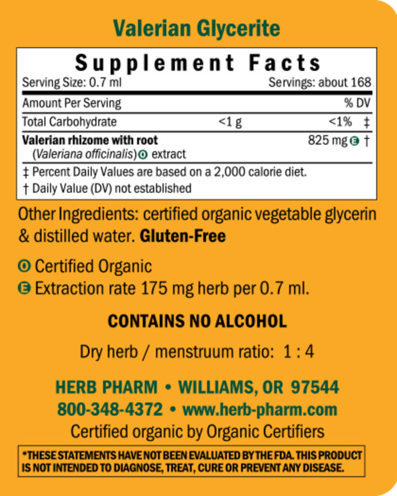 Product image for Valerian Alcohol Free.