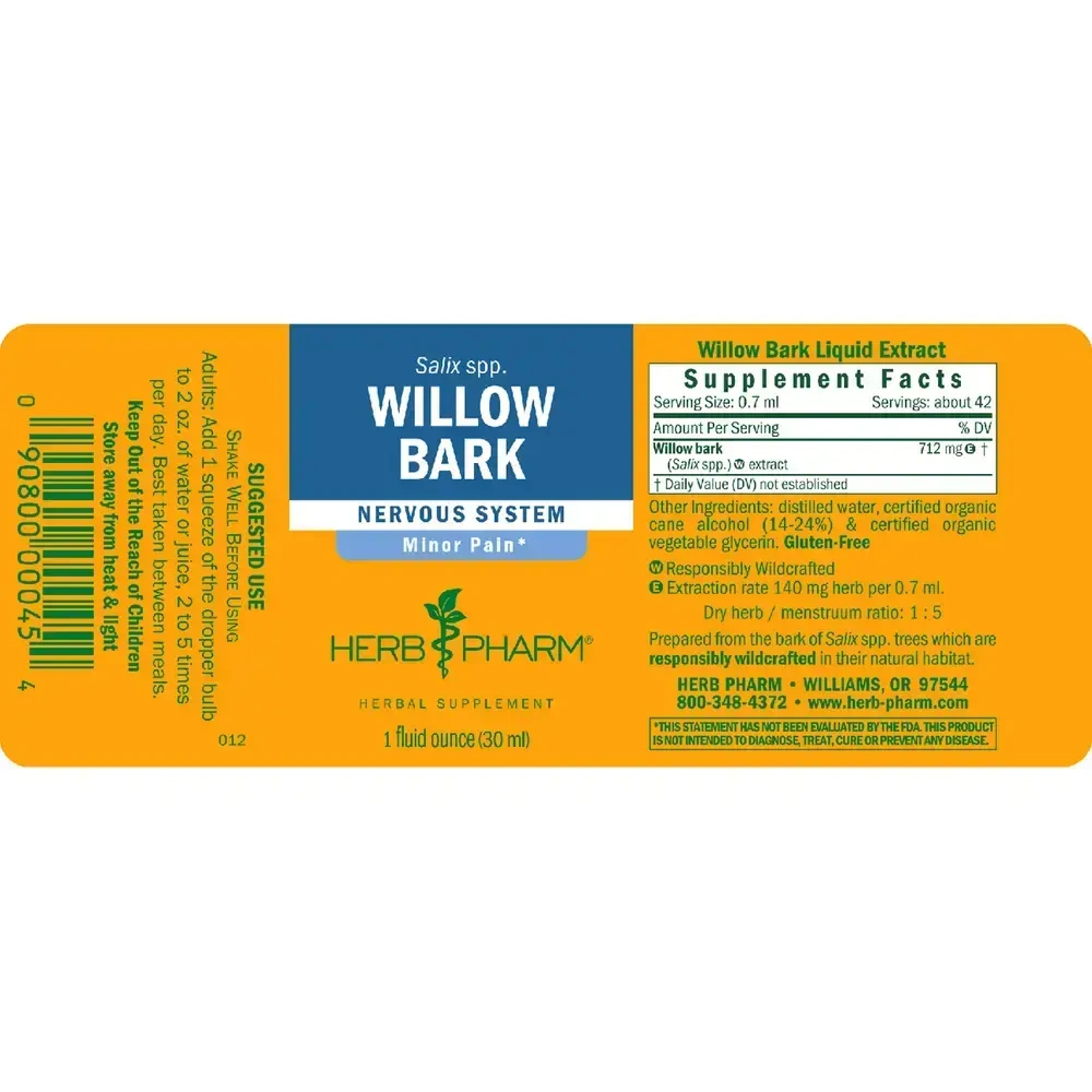 Product image for Willow Bark.