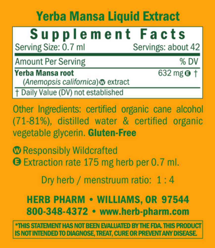 Product image for Yerba Mansa.