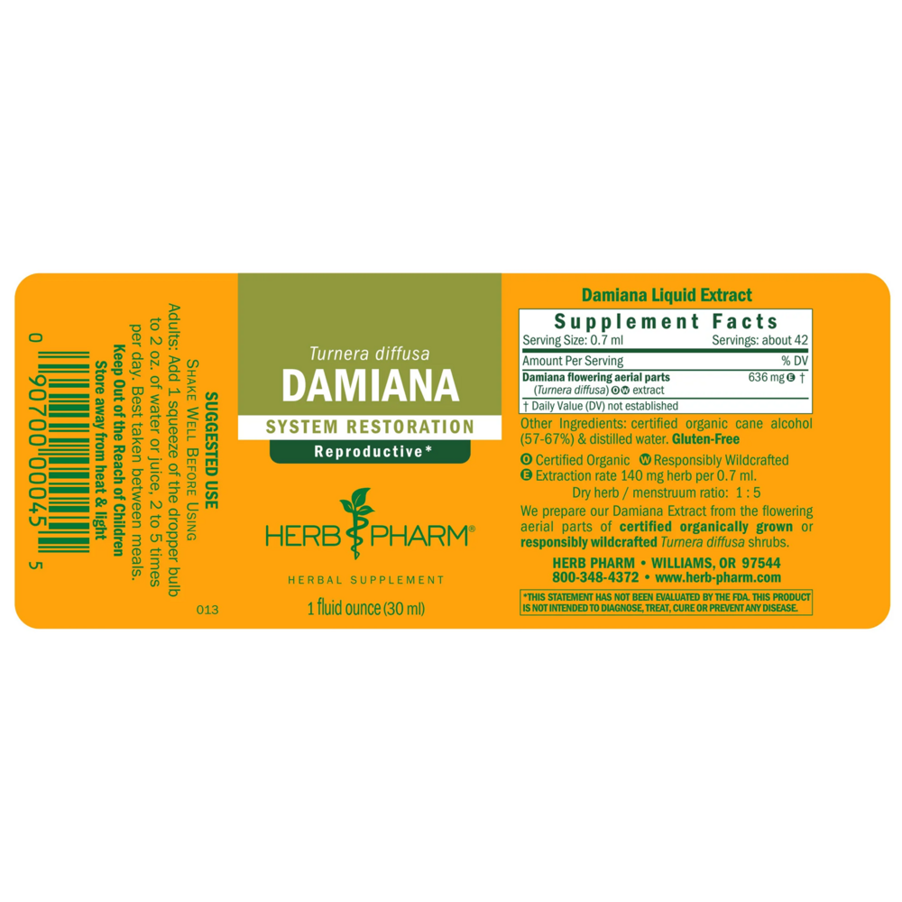 Product image for Damiana.