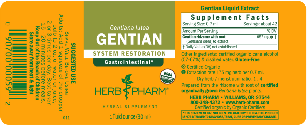 Product image for Gentian.