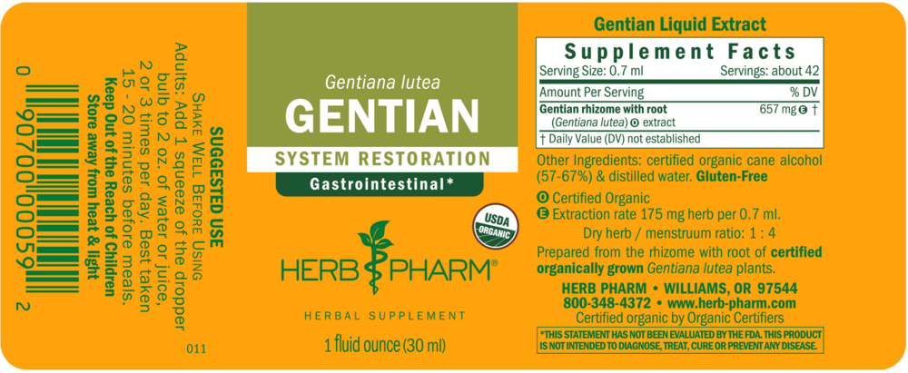 Product image for Gentian.