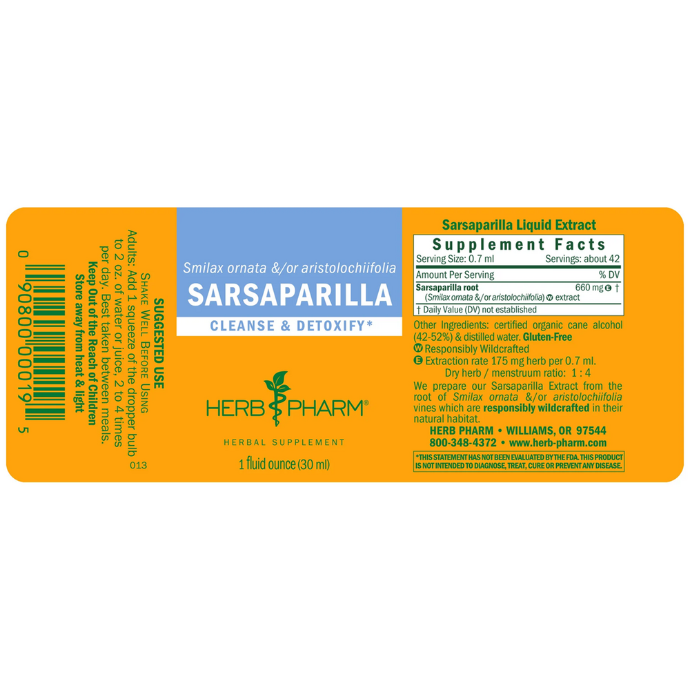 Product image for Sarsaparilla.
