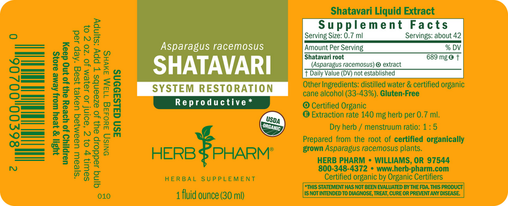 Product image for Shatavari.