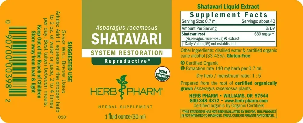 Product image for Shatavari.