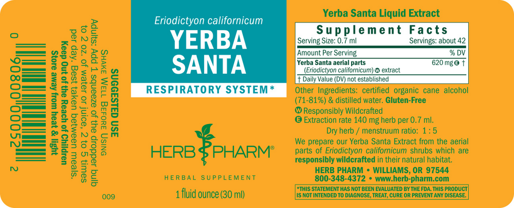 Product image for Yerba Santa.