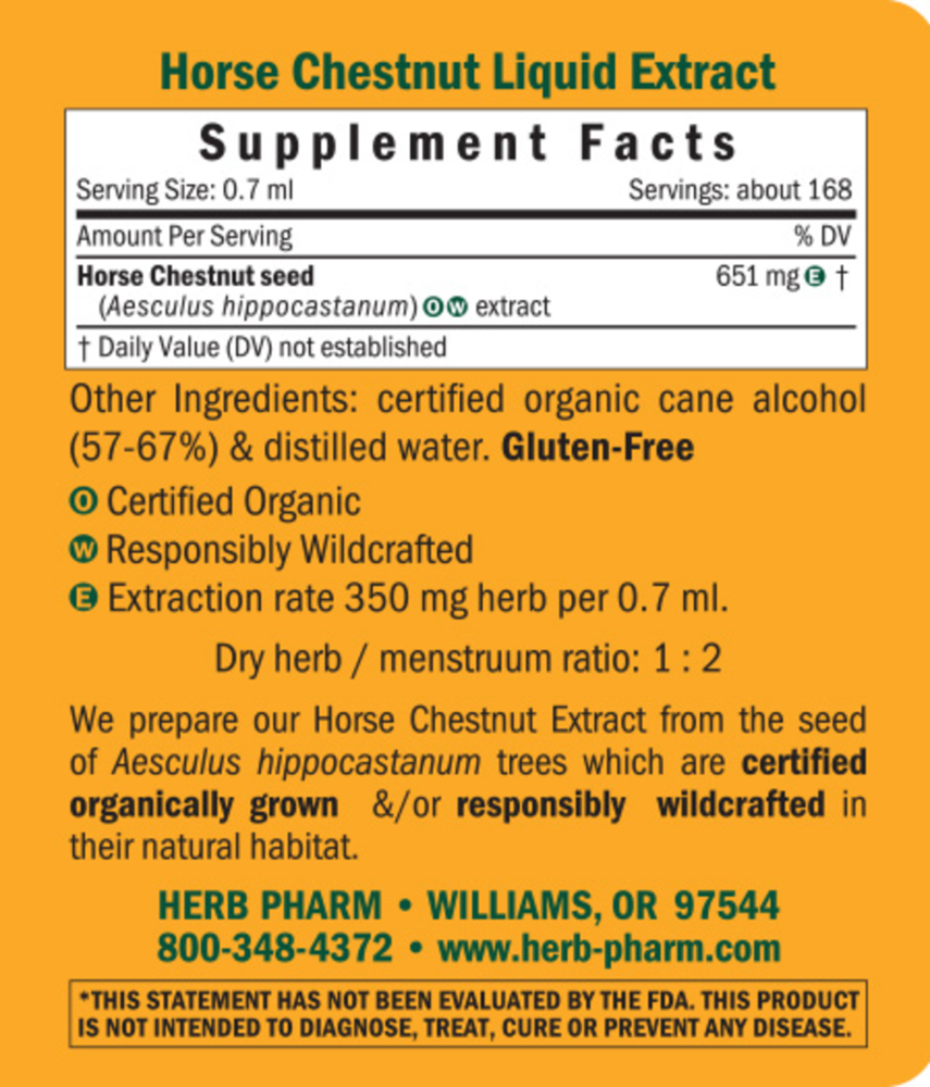 Product image for Horse Chestnut.