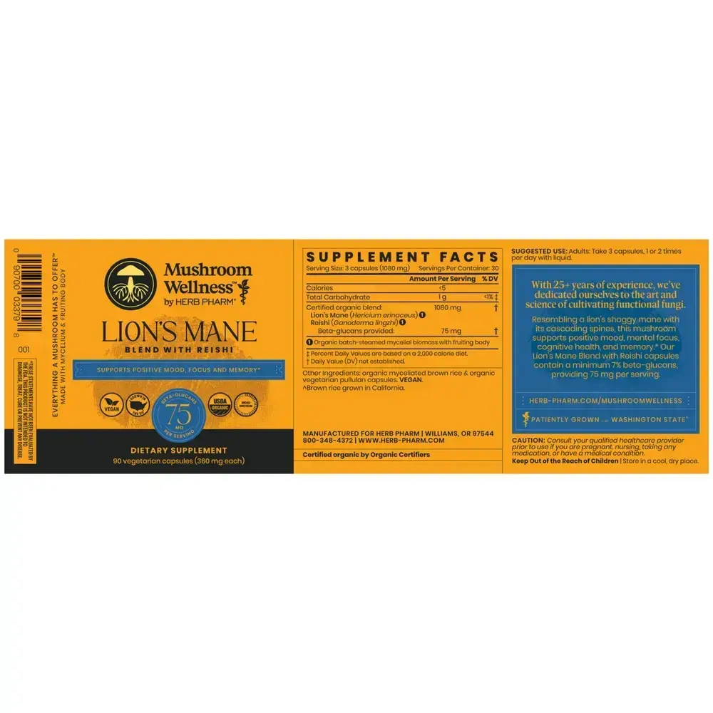 Product image for Lion's Mane Blend with Reishi.