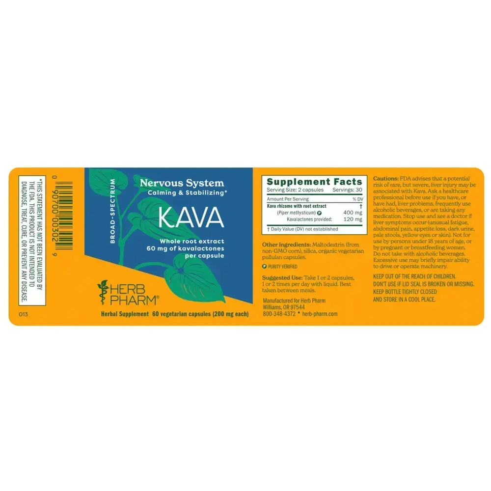 Product image for KAVA CAPSULES.
