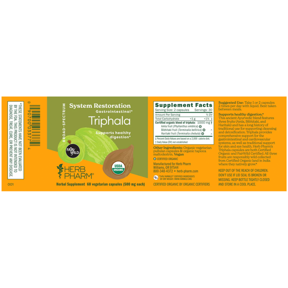 Product image for TRIPHALA CAPSULES.
